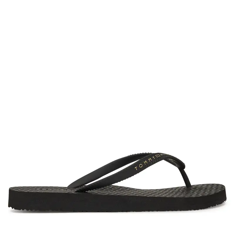 Infradito Tommy Hilfiger Hilfiger Strap Beach Sandal FW0FW08736 Nero
