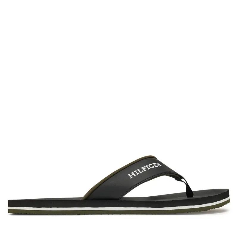 Infradito Tommy Hilfiger Padded Comfort Hilfiger B Sandal FM0FM05440 Nero