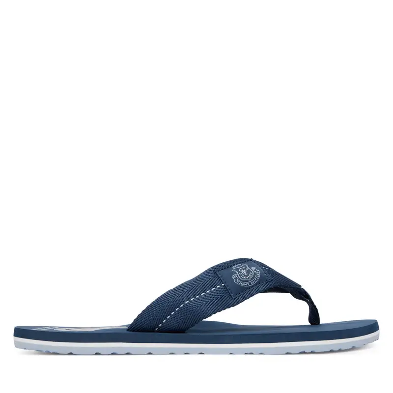 Infradito Tommy Hilfiger Patch Hilfiger Beach Sandal FM0FM05804 Blu