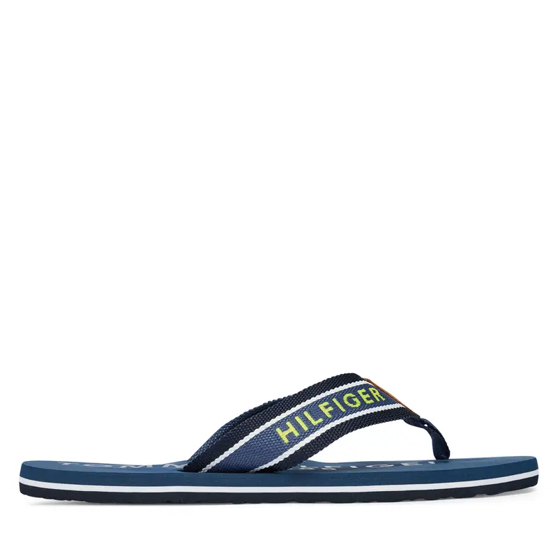 Infradito Tommy Hilfiger Sporty Hilfiger Beach Sandal FM0FM05805 Blu