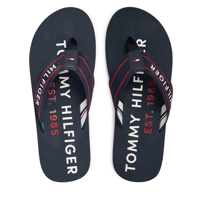 Infradito Tommy Hilfiger Sporty Hilfiger Beach Sandal FM0FM05805 Blu scuro