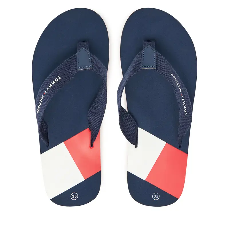 Infradito Tommy Hilfiger T3X8-33908-0058 S Blu scuro