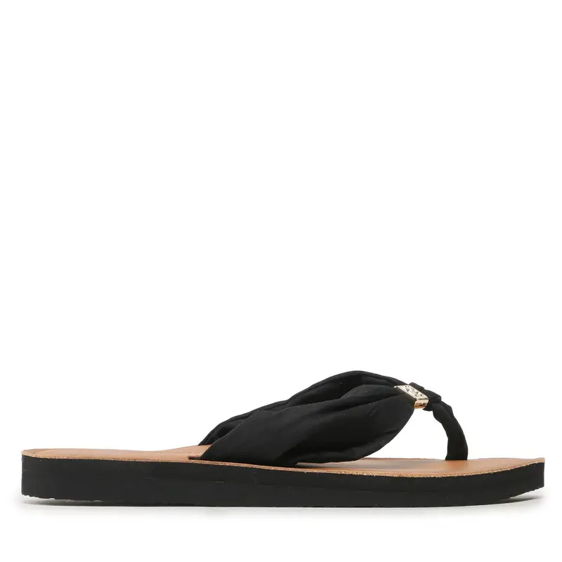 Infradito Tommy Hilfiger Th Elevated Beach Sandal FW0FW06985 Nero