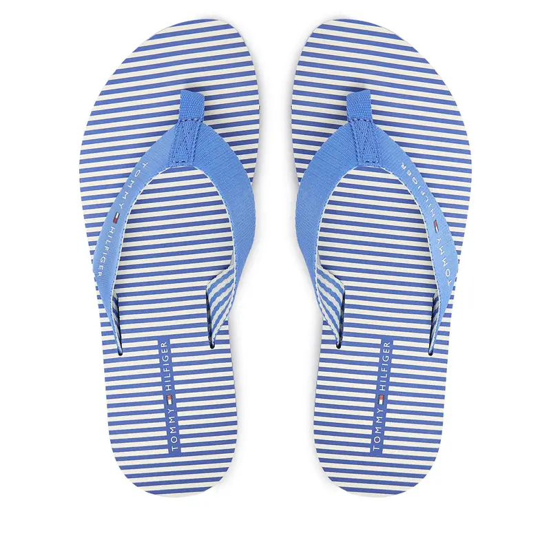 Infradito Tommy Hilfiger Th Ithaca Stripe Summer Sandal FW0FW09192 Blu