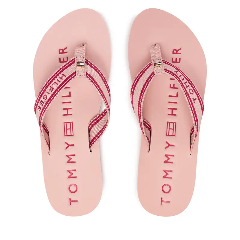 Infradito Tommy Hilfiger Th Webbing Summer Sandal FW0FW09193 Rosa