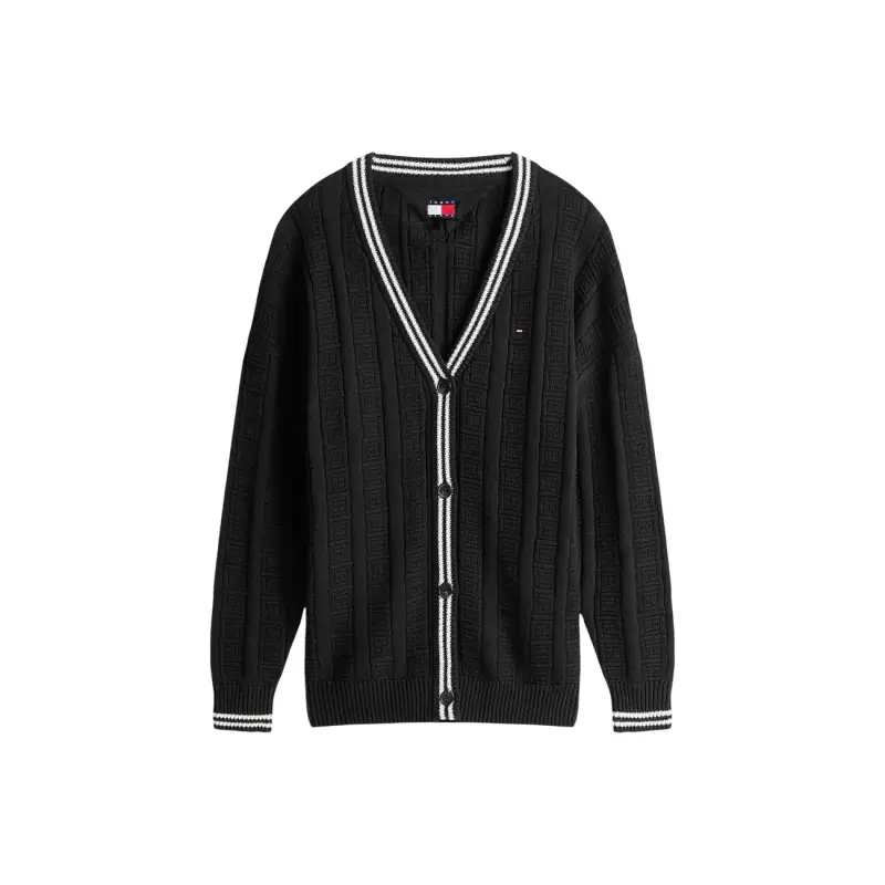 Tommy Hilfiger Jeans Cardigan Donna - black / XS