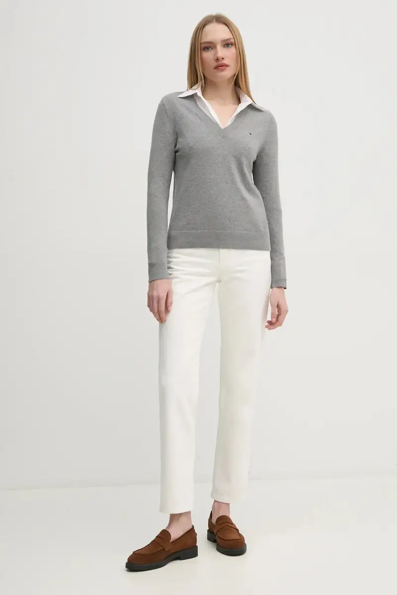 Tommy Hilfiger Jeans Donna Bianco 3406307 miniatura 2