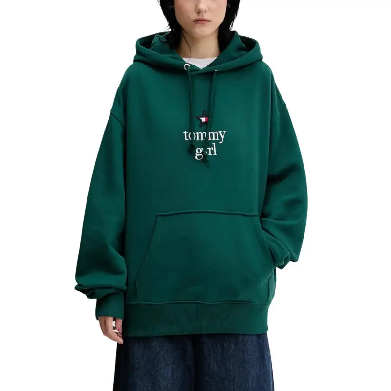 Tommy Hilfiger Jeans Felpa Donna - green / XS