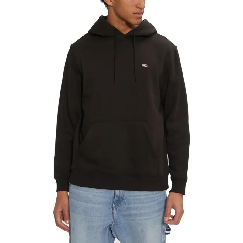 Felpa Uomo Tommy Hilfiger Jeans Blu con Cappuccio Autunno/Inverno - black / 3XL