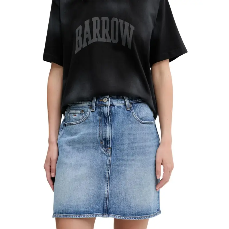 Tommy Hilfiger Jeans Gonna Donna - light blue / W24