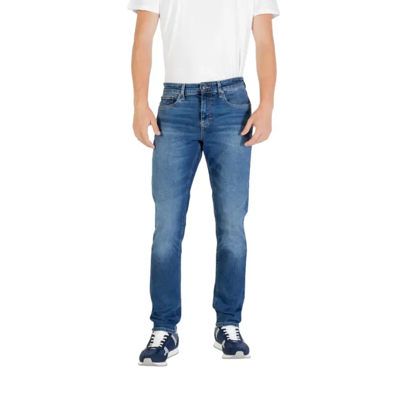 Jeans Uomo Tommy Hilfiger in Cotone Organico - Blu A/I - blue / W30_L32
