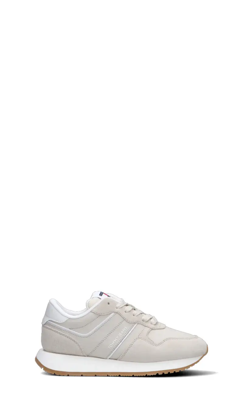 Sneaker donna beige in pelle Vario