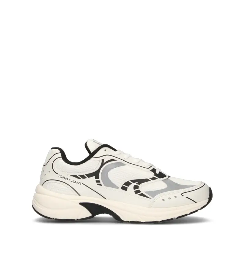 Sneaker uomo bianca/nera Vario