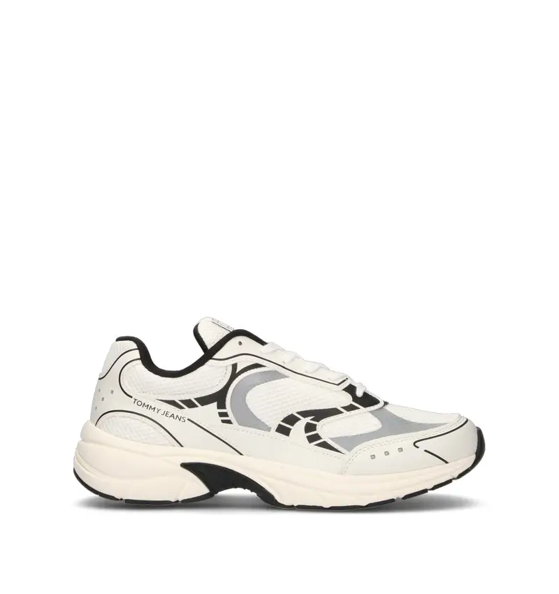 Sneaker uomo bianca/nera Vario