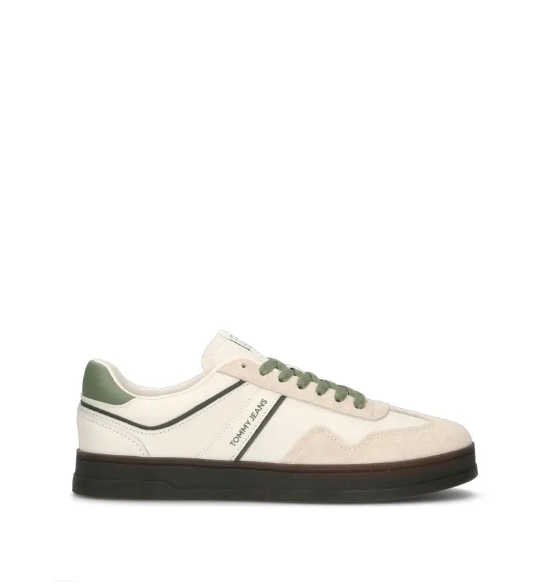 Sneaker uomo bianca/verde Vario