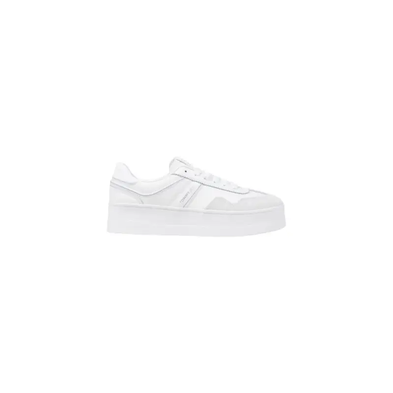 Sneakers Donna Bianco con Plateau Tommy Hilfiger Jeans - white / 36