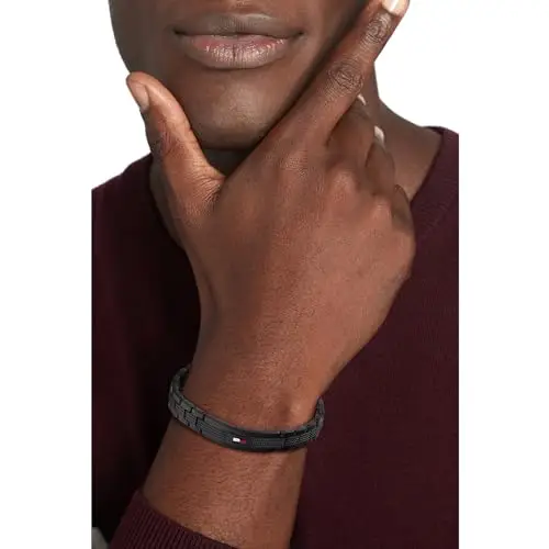 Tommy Hilfiger Jewelry Bracciale a Maglie da Uomo in Acciaio Inossidabile miniatura 3