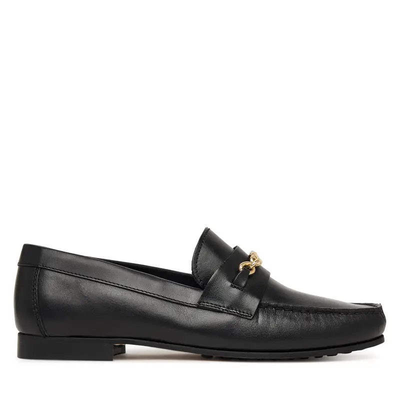Loafers Tommy Hilfiger Th Chain Leather Loafer FW0FW08956 Nero