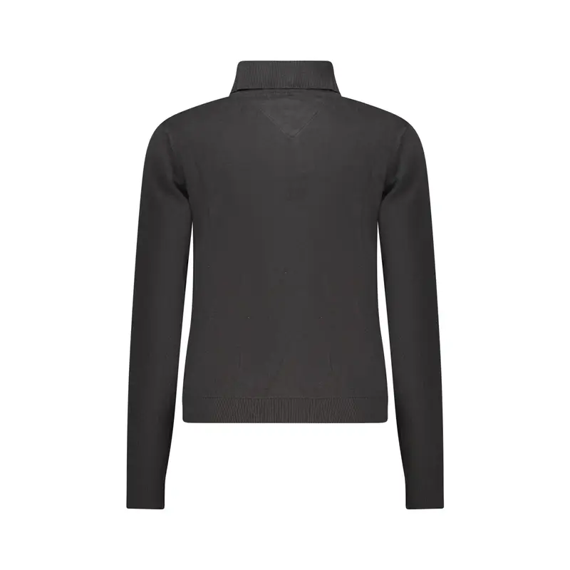 Maglia Donna Nera Ricamo Nero miniatura 2