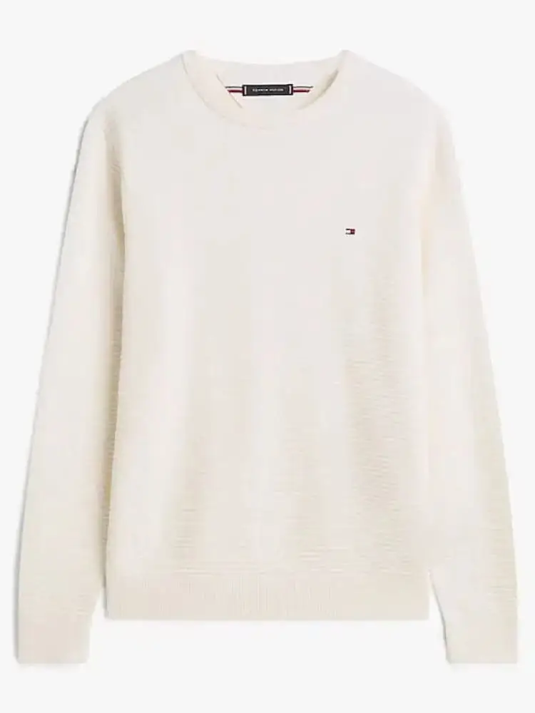 maglia panna uomo mini logo