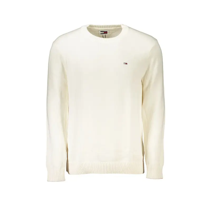 Maglia Uomo Bianca Ricamo Bianco