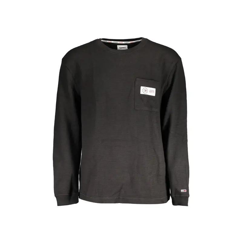 Tommy Hilfiger Maglia Uomo Nera con Ricamo Logo
