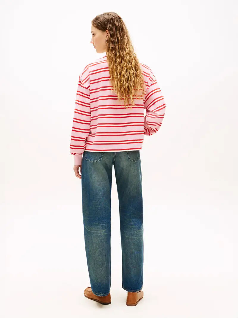 Maglietta 1985 rosa / rosso / bianco miniatura 3