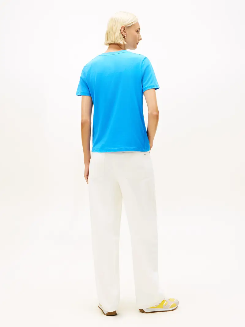 Maglietta azzurro / bianco miniatura 3