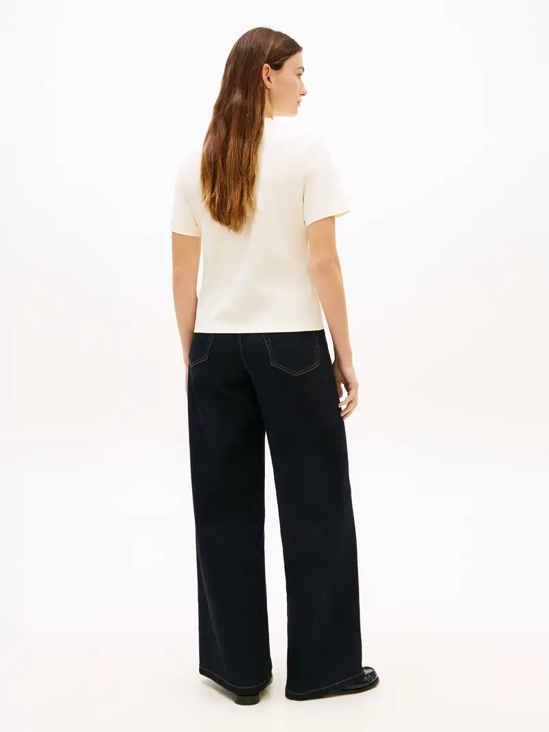 Tommy Hilfiger Maglietta beige chiaro e rosa Donna miniatura 3