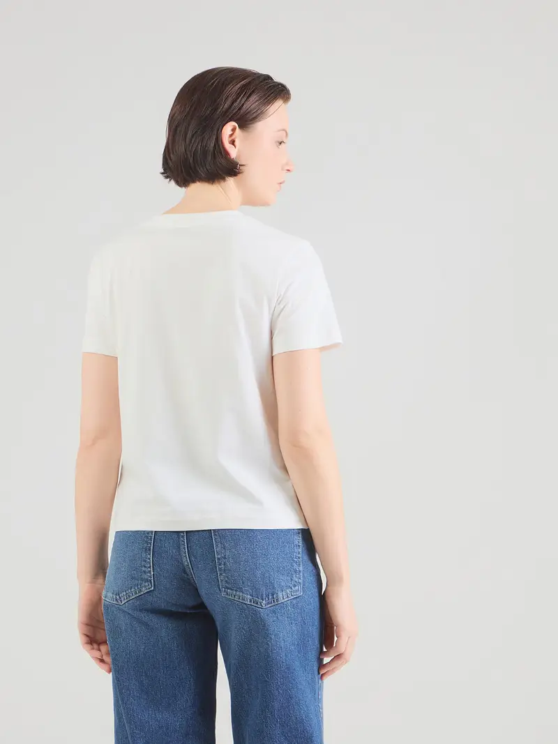 Maglietta blu / bianco miniatura 3