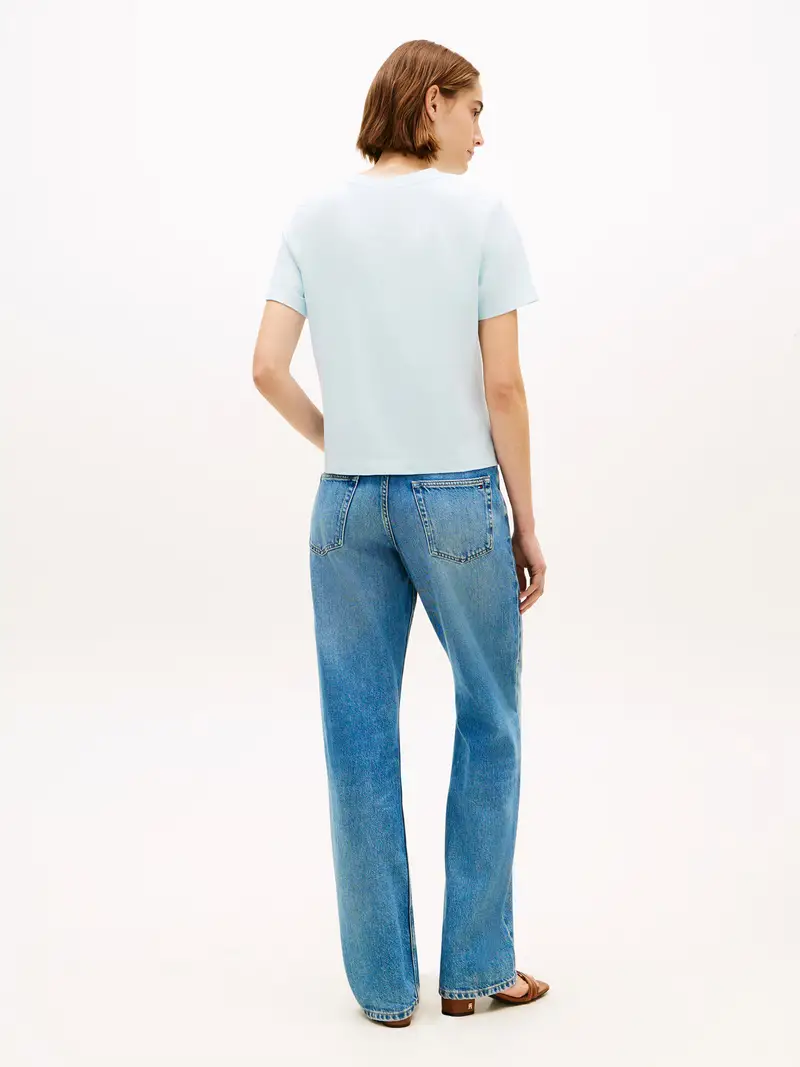 Maglietta blu chiaro miniatura 3