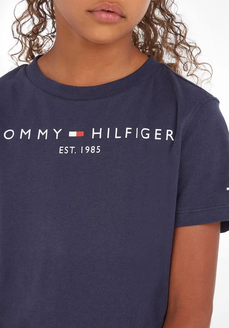 TOMMY HILFIGER Maglietta blu notte / rosso chiaro / bianco miniatura 2