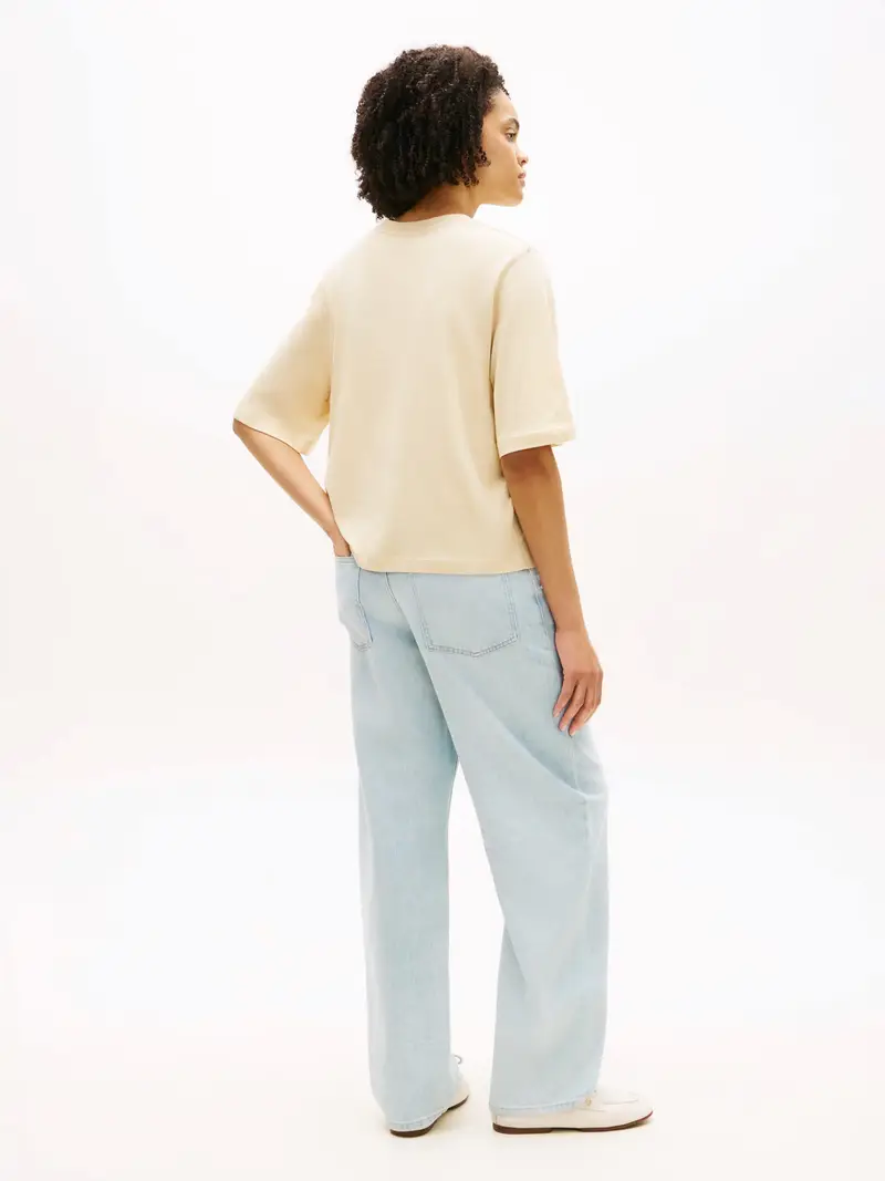 Maglietta camoscio / navy / rosso / bianco miniatura 3