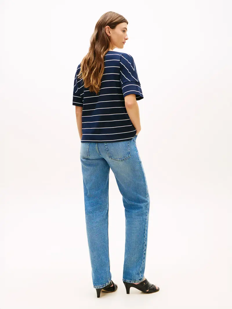 Maglietta CODY navy / bianco miniatura 3