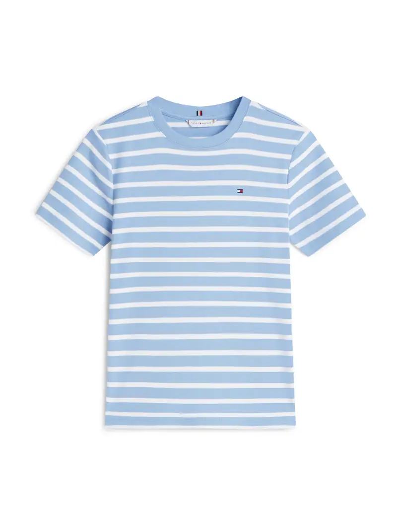 Maglietta 'Cody' navy / blu cielo / rosso / bianco