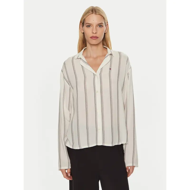 Maglietta del pigiama UW0UW05614 Écru Relaxed Fit Écru