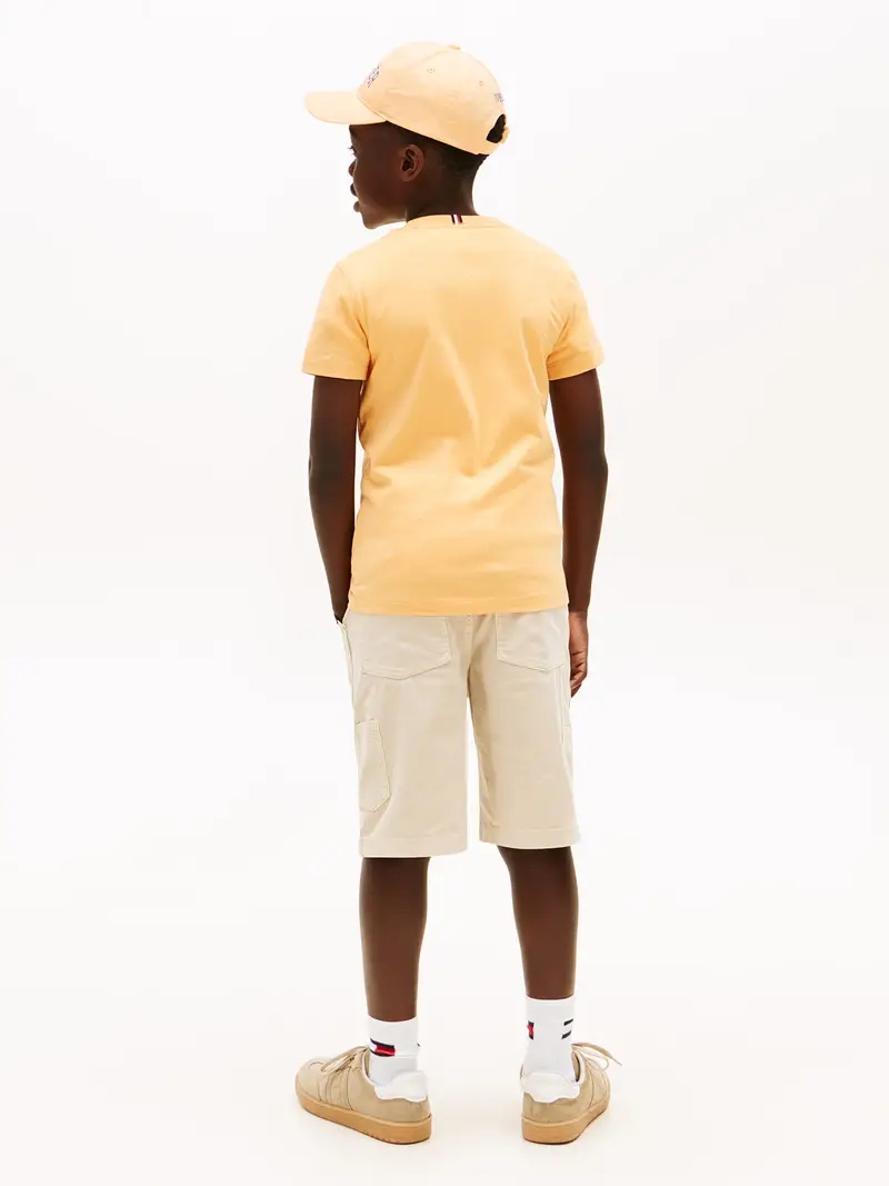 Maglietta ESSENTIAL arancione chiaro miniatura 3