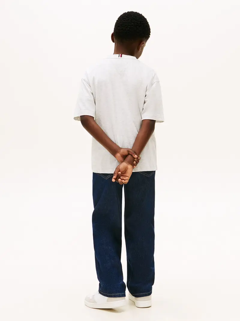 Maglietta 'ESSENTIAL' navy / grigio sfumato / rosso / bianco miniatura 3