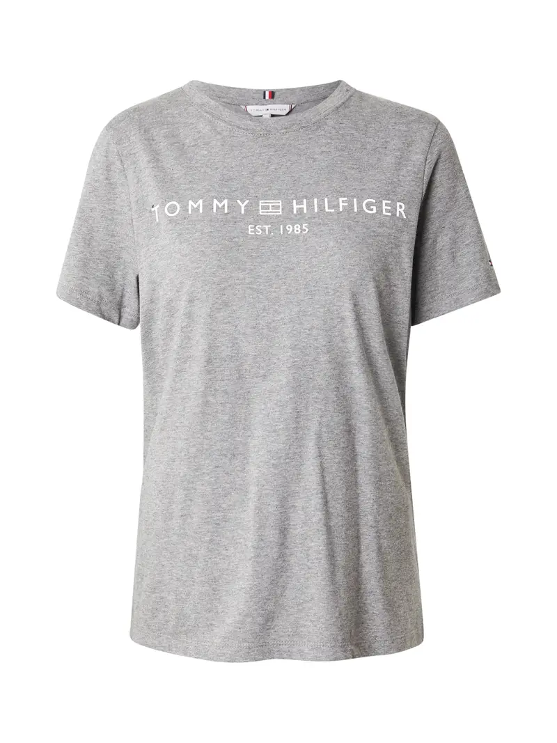 TOMMY HILFIGER Maglietta  grigio sfumato / bianco
