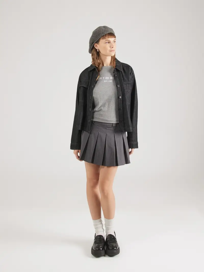 TOMMY HILFIGER Maglietta grigio sfumato / bianco miniatura 3