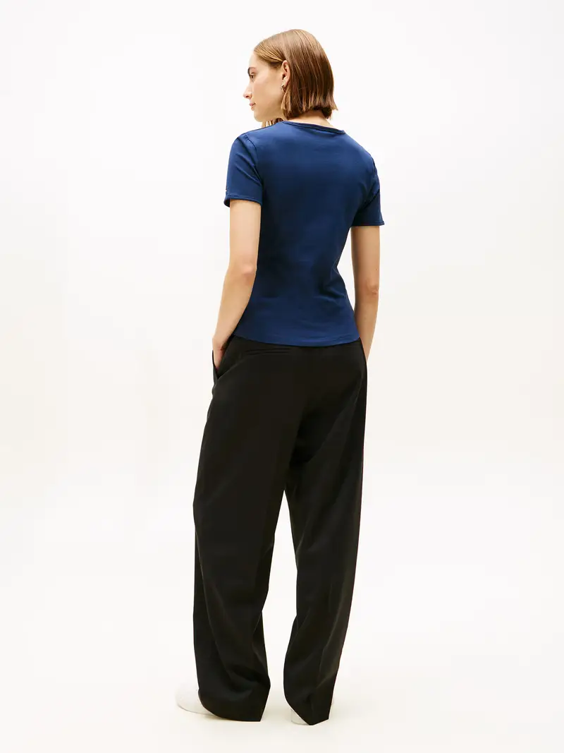 Maglietta marino / bianco miniatura 3