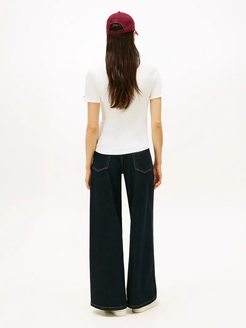 Maglietta marrone / bianco miniatura 3