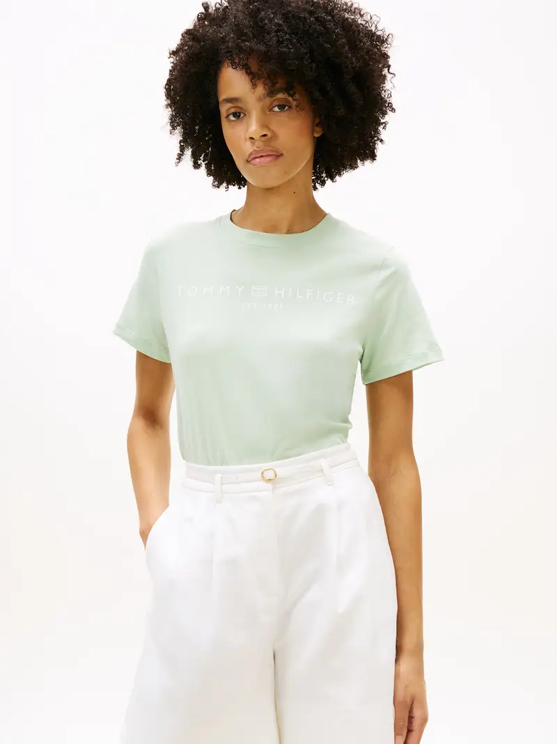 Maglietta menta / bianco miniatura 2