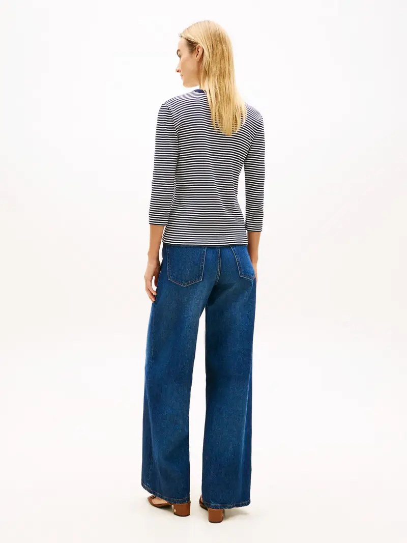 Maglietta navy / bianco miniatura 3