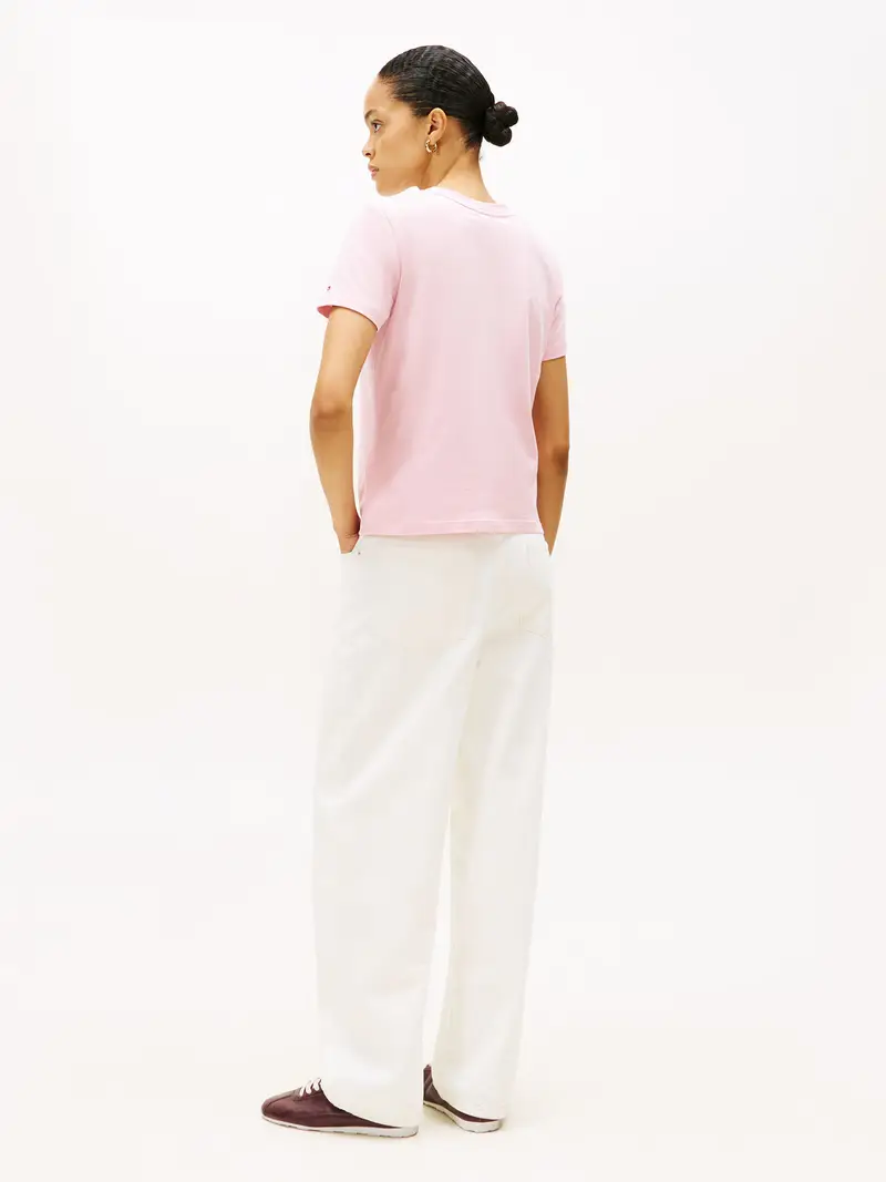 Maglietta navy / rosa / rosso / bianco miniatura 3