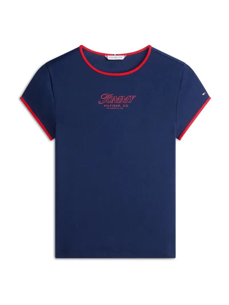 Maglietta navy / rosso