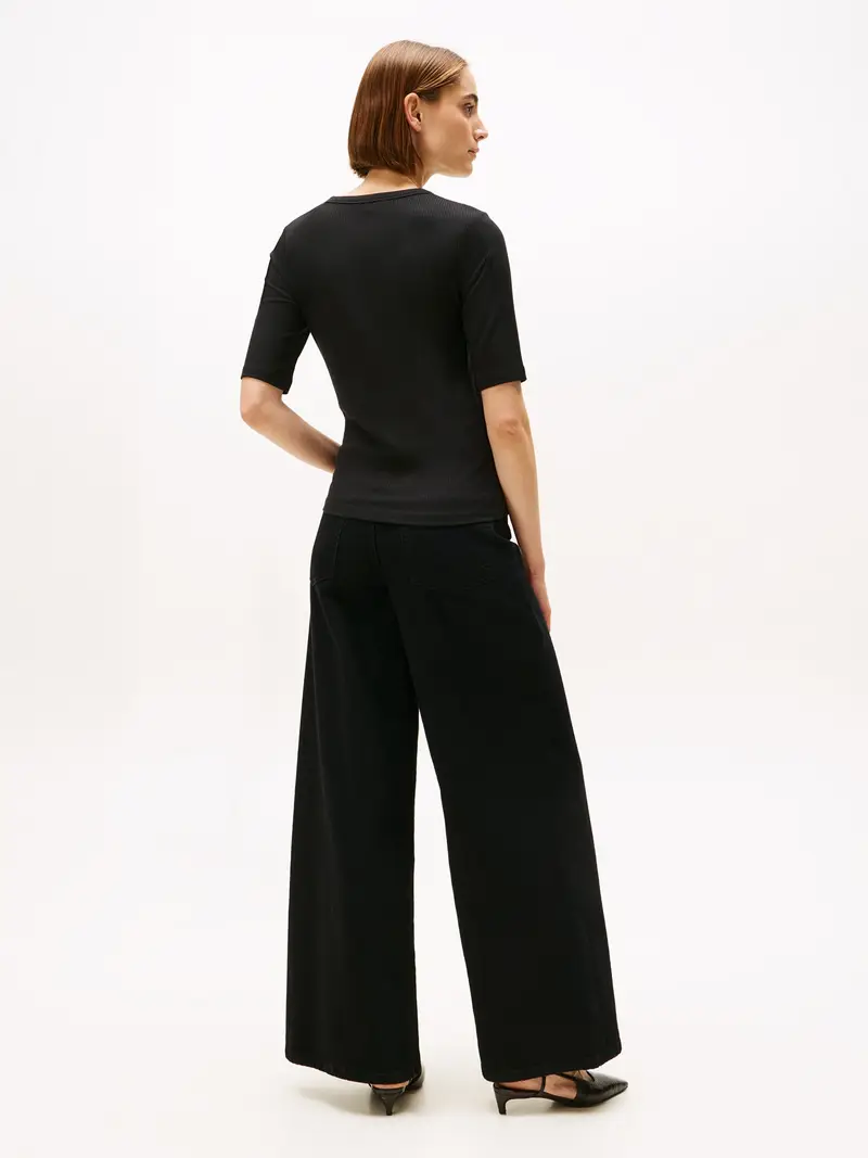 TOMMY HILFIGER Maglietta nero miniatura 2