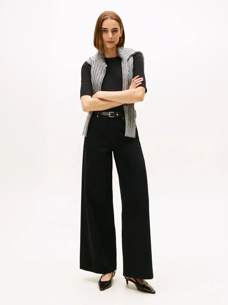 TOMMY HILFIGER Maglietta nero miniatura 3