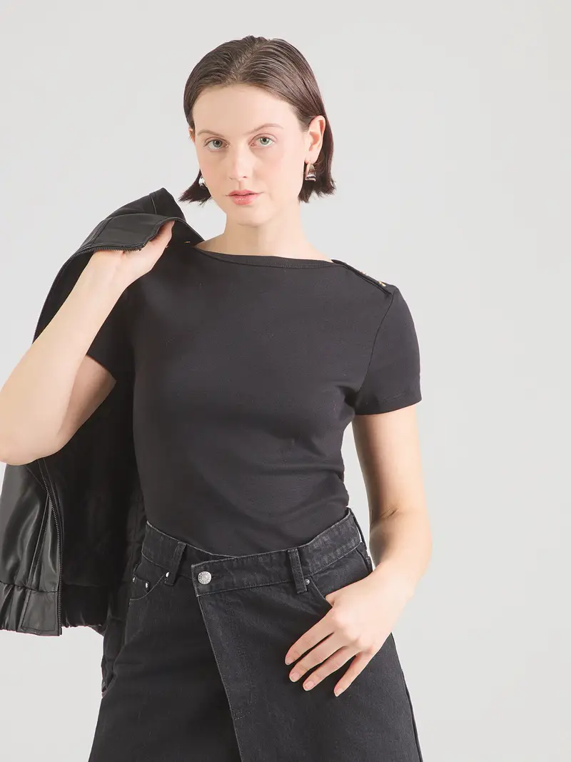 Maglietta nero miniatura 2