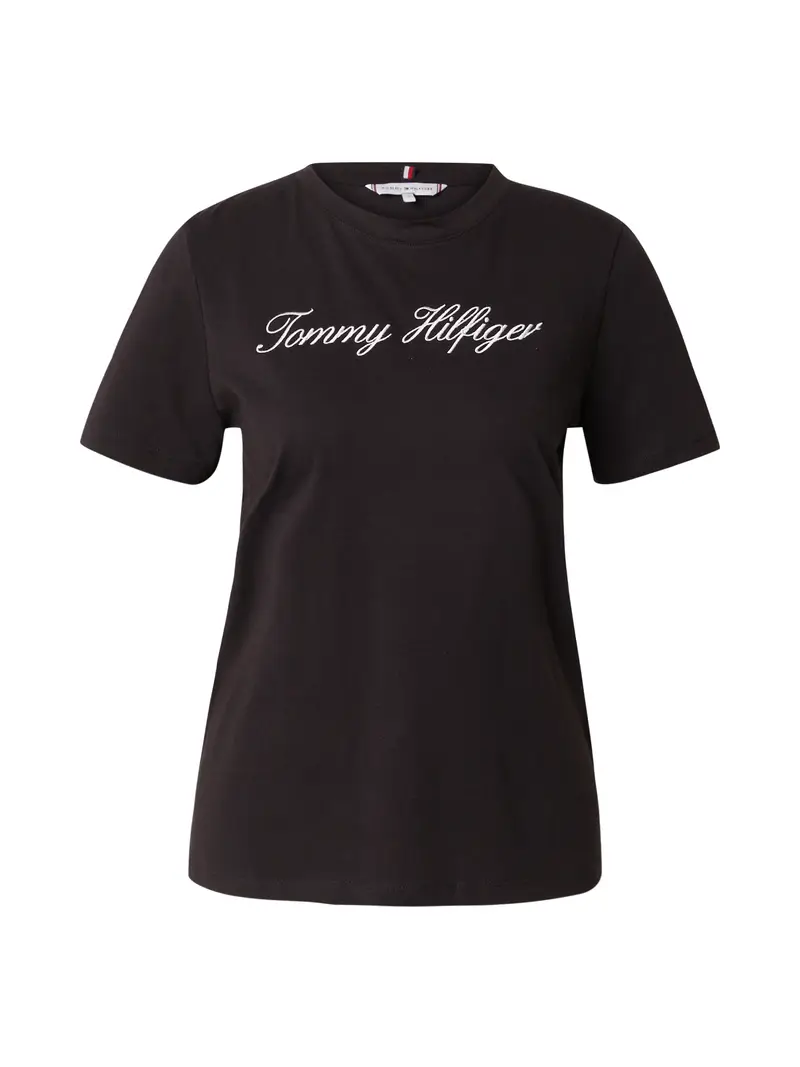 TOMMY HILFIGER Maglietta  nero / bianco